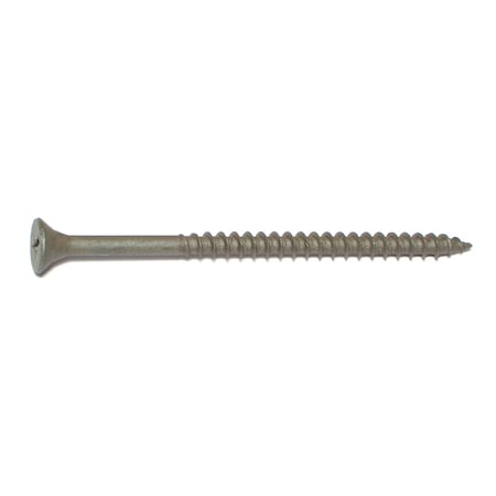 Buildright Deck Screw, #8 x 3 in, Steel, Flat Head, Phillips Drive, 2000 PK 09376